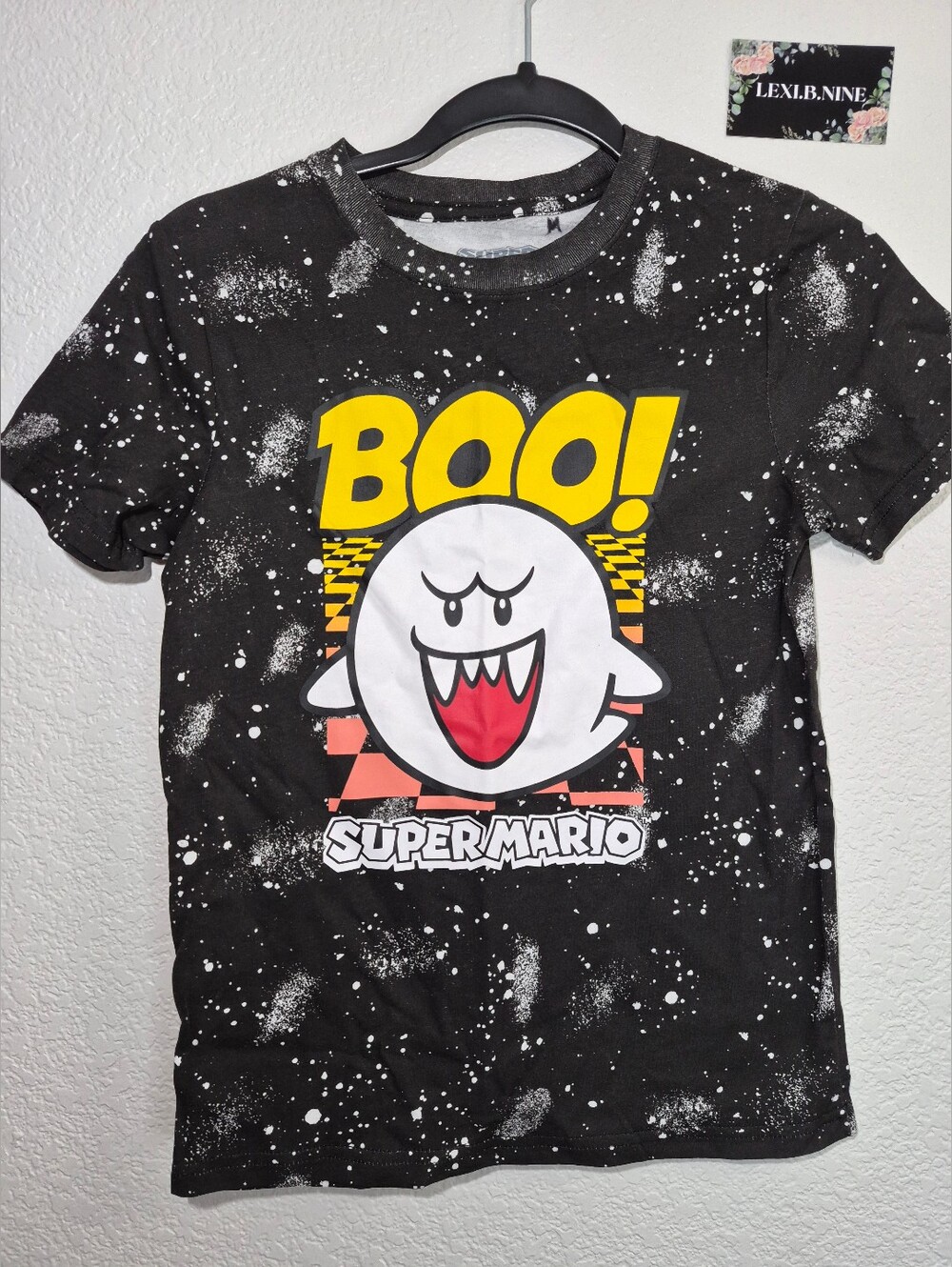 Super Mario Bro Boo Halloween Shirt For Sale